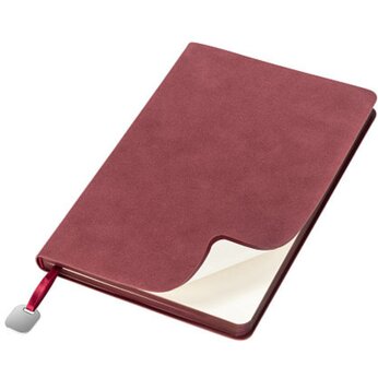 Ежедневник недатированный А5 "Flexy Nuba", бордовый, срез бордовый