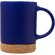 Кружка 450 мл с пробковым дном "Корк & Бон", глубокий синий