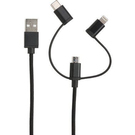 Кабель USB для зарядки устройств "P302.131" черный