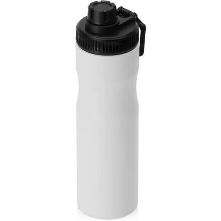 Бутылка для воды "Supply" белый/черный
