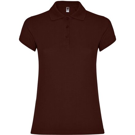 Рубашка-поло женская "Star" 200, S, шоколадный