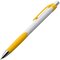 Ручка шариковая автоматическая "Mao" белый/желтый