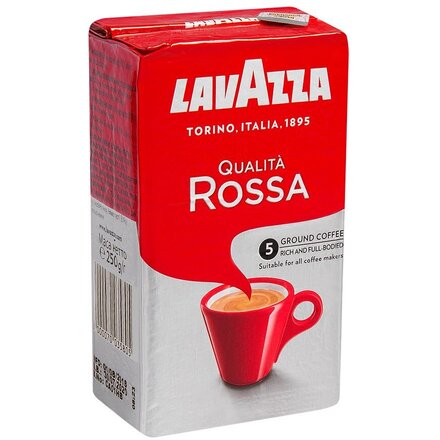 Кофе молотый "Lavazza Qualita Rossa" пачка