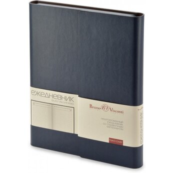 Ежедневник недатированный «Waltz» А5,  темно-синий