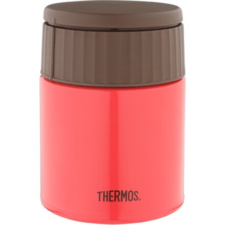 Термос для еды "Thermos JBQ-400-PCH" красный/коричневый