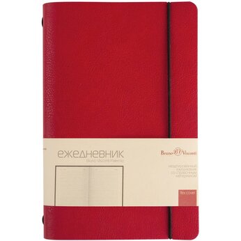 Ежедневник недатированный «Palermo» А5, красный