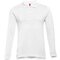 Рубашка-поло мужская "Bern" 210, XXL, с длинным рукавом, белый