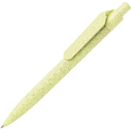 Ручка шариковая автоматическая "Wheat Straw" светло-зеленый