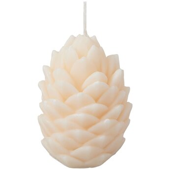 Свеча "Шишка", молочный