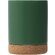 Кружка 450 мл с пробковым дном "Корк & Бон", глубокий зеленый