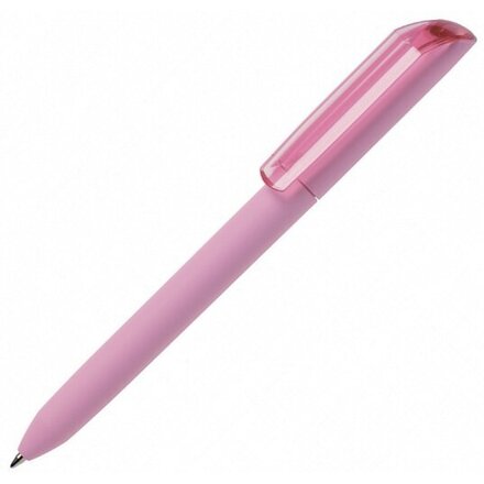 Ручка шариковая автоматическая "Flow Pure GOM 30" софт-тач, светло-розовый