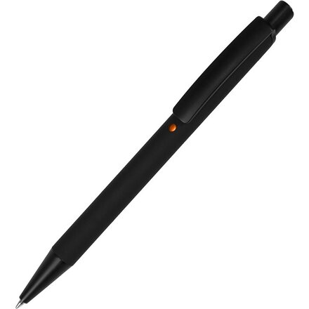 Ручка шариковая автоматическая "Enigma" черный/оранжевый