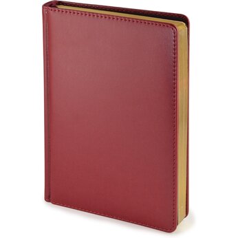 Ежедневник недатированный "Parliament" бордовый, срез золотистый