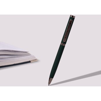 Ручка шариковая автоматическая "Firenze", зеленый