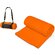 Плед «Нежность» с плечевым ремнем, оранжевый