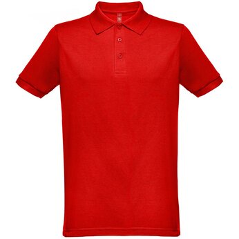 Рубашка-поло мужская "Berlin" 200, XL, красный