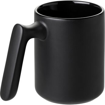 Кружка матовая с прямой ручкой "Axio", 360 мл, черный