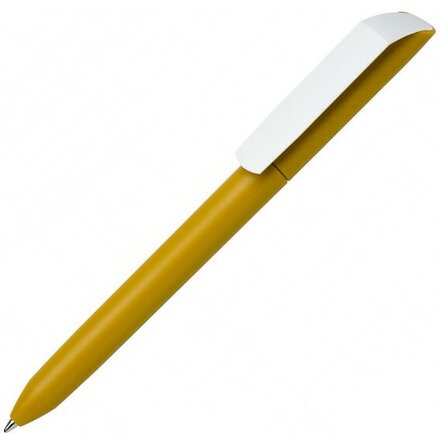 Ручка шариковая автоматическая "Flow Pure MATT CB" песочный/белый