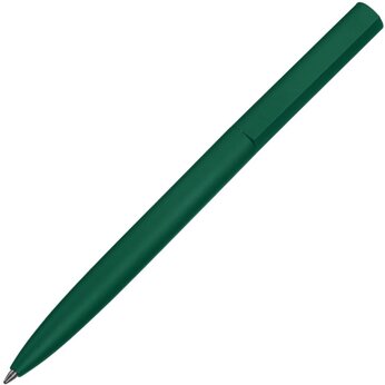 Шариковая металлическая ручка "Minimalist" софт-тач, зеленый