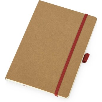 Блокнот "Sevilia Soft" А5, крафтовый/красный