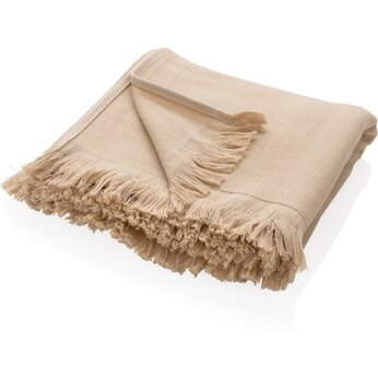 Накидка "Ukiyo Keiko" 100*180 см, коричневый