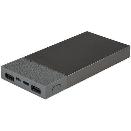 Зарядное устройство Power Bank "Slim Pro" 10000 мАч, серый