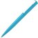 Ручка шариковая автоматическая "Brush Gum" светло-голубой/серебристый