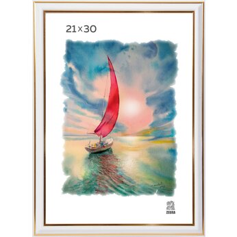 Фоторамка "П3-300 Zebra" 21*30 см, белый