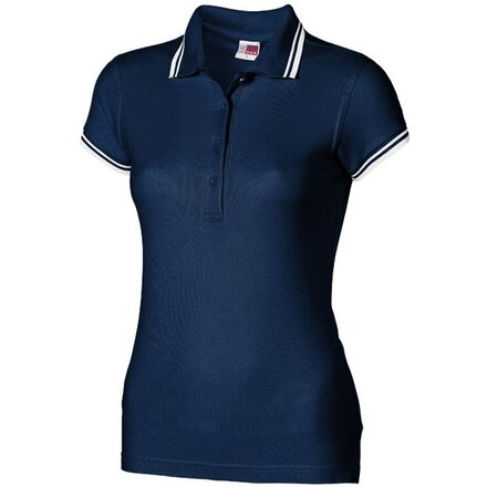 Рубашка-поло женская "Erie" 180, XL, темно-синий