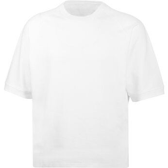 Футболка унисекс "Warsaw" 220, M, рукав реглан, белый