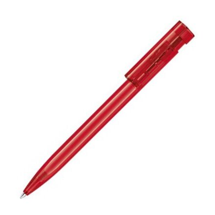 Ручка шариковая автоматическая "Liberty Clear" красный