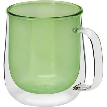 Кружка "Ubud" зеленый/прозрачный