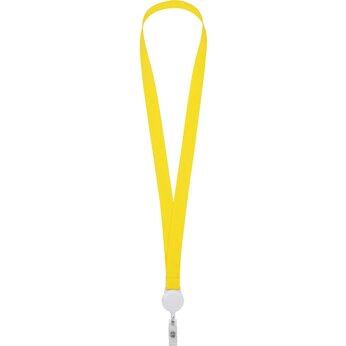Тесьма с ретрактором для бэджа "839134" желтый