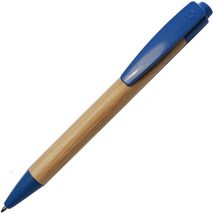 Ручка шариковая автоматическая "N17" натуральный/синий 661 C