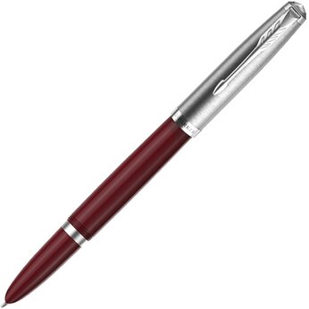 Перьевая ручка Parker 51 CORE BURGUNDY CT, перо: F, цвет чернил: black, в подарочной упаковке.