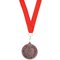 Медаль наградная на ленте "Бронза" бронзовый