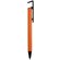 Ручка-подставка шариковая автоматическая "Кипер Металл" оранжевый/черный