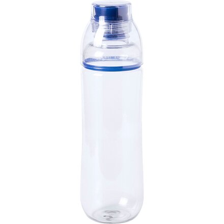 Бутылка для воды "Fit" прозрачный/синий