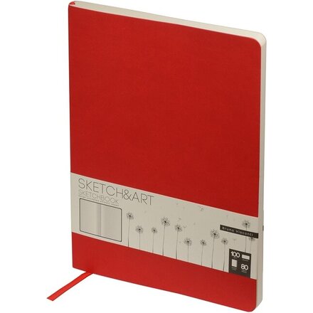Скетчбук B5 «Sketch & Art», красный
