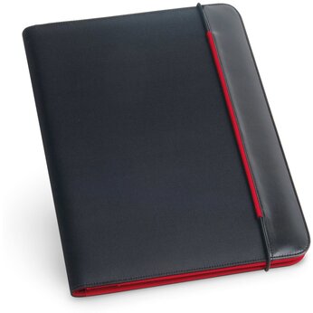 Папка для документов "Fitzgerald" черный/красный