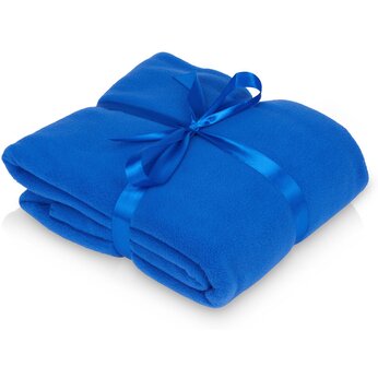 Плед Dolly из флиса, синий