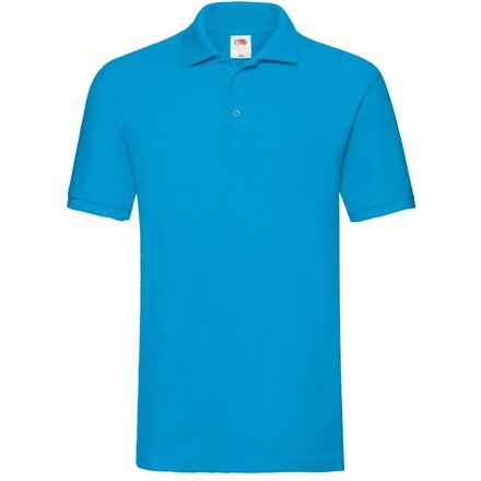 Рубашка-поло мужская "Premium Polo" 180, S, голубой лазурный