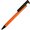 Ручка-подставка шариковая автоматическая "Кипер Металл" оранжевый/черный