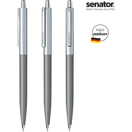 Ручка шариковая автоматическая "Point metal" серый