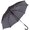 Зонт-трость "Doubly" черный/серый