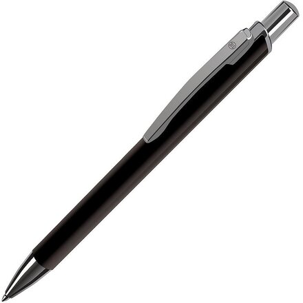 Ручка шариковая автоматическая "Work" черный/серебристый
