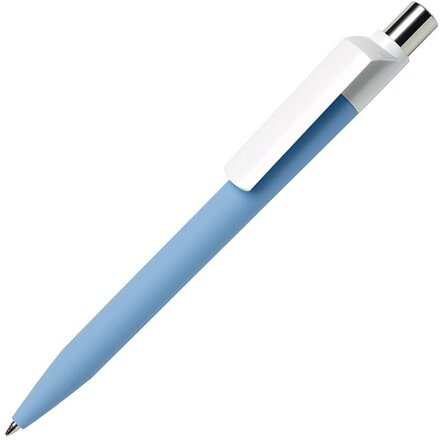 Ручка шариковая автоматическая "Dot GOM CB CR" софт-тач, светло-голубой