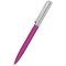 Ручка шариковая автоматическая "Bright Gum" софт-тач, пурпурный/серебристый