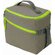 Изотермическая сумка-холодильник "Neo Classic" c контрастной молнией, серый/зеленое яблоко