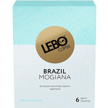 Кофе "Lebo", дрип-пакет, Toffee Caramel, с ароматом карамели